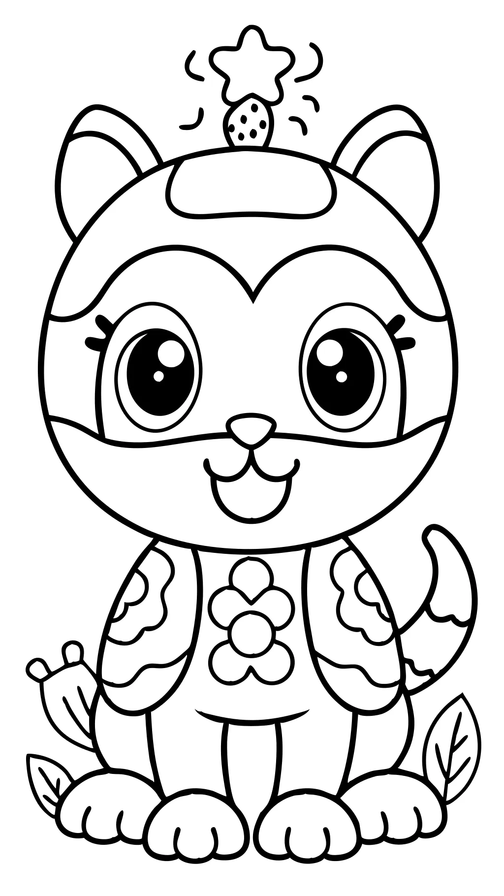 for kids easy printable cool coloring pages